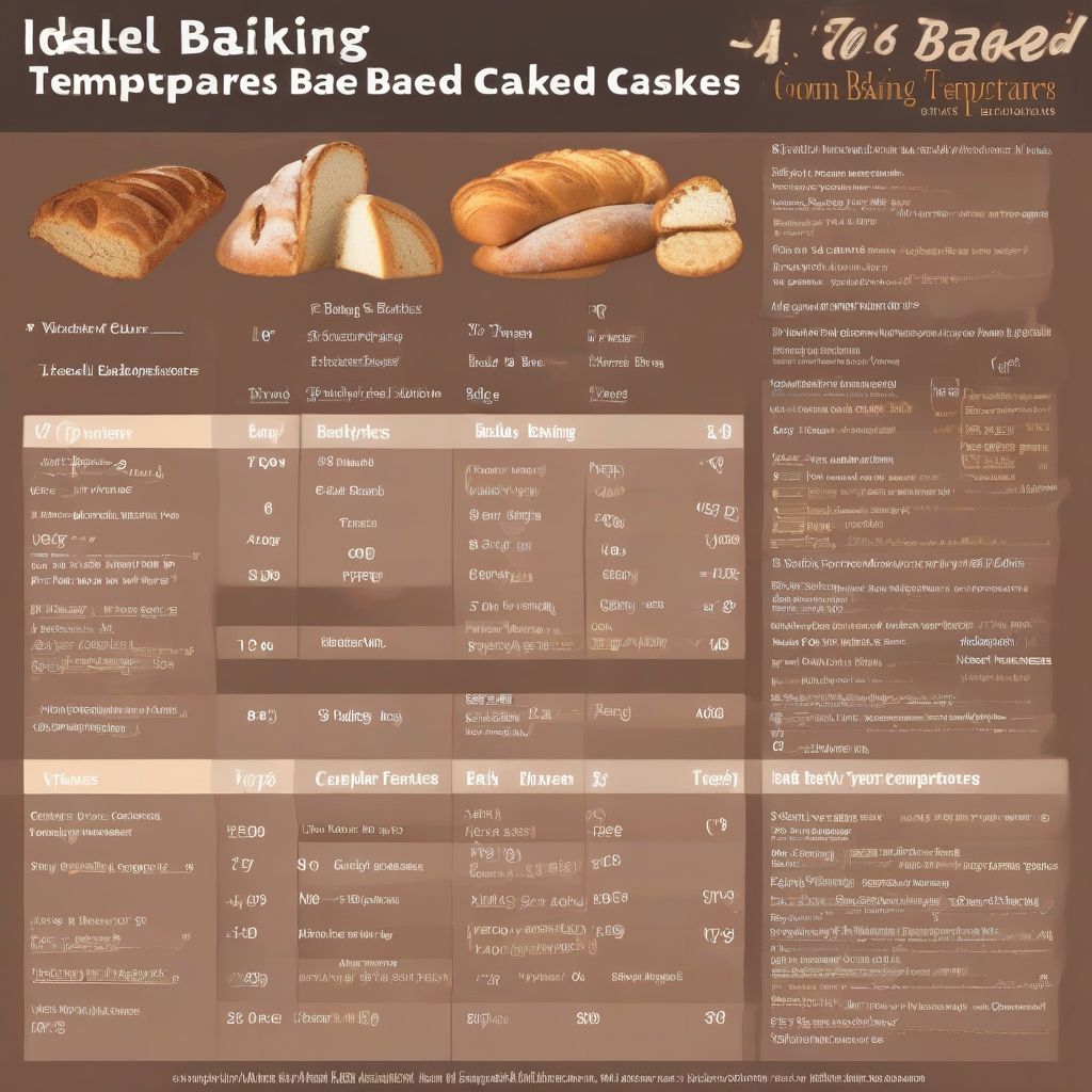 Baking Temperature Chart