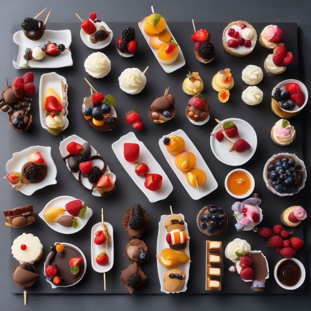 Modern Dessert Platter