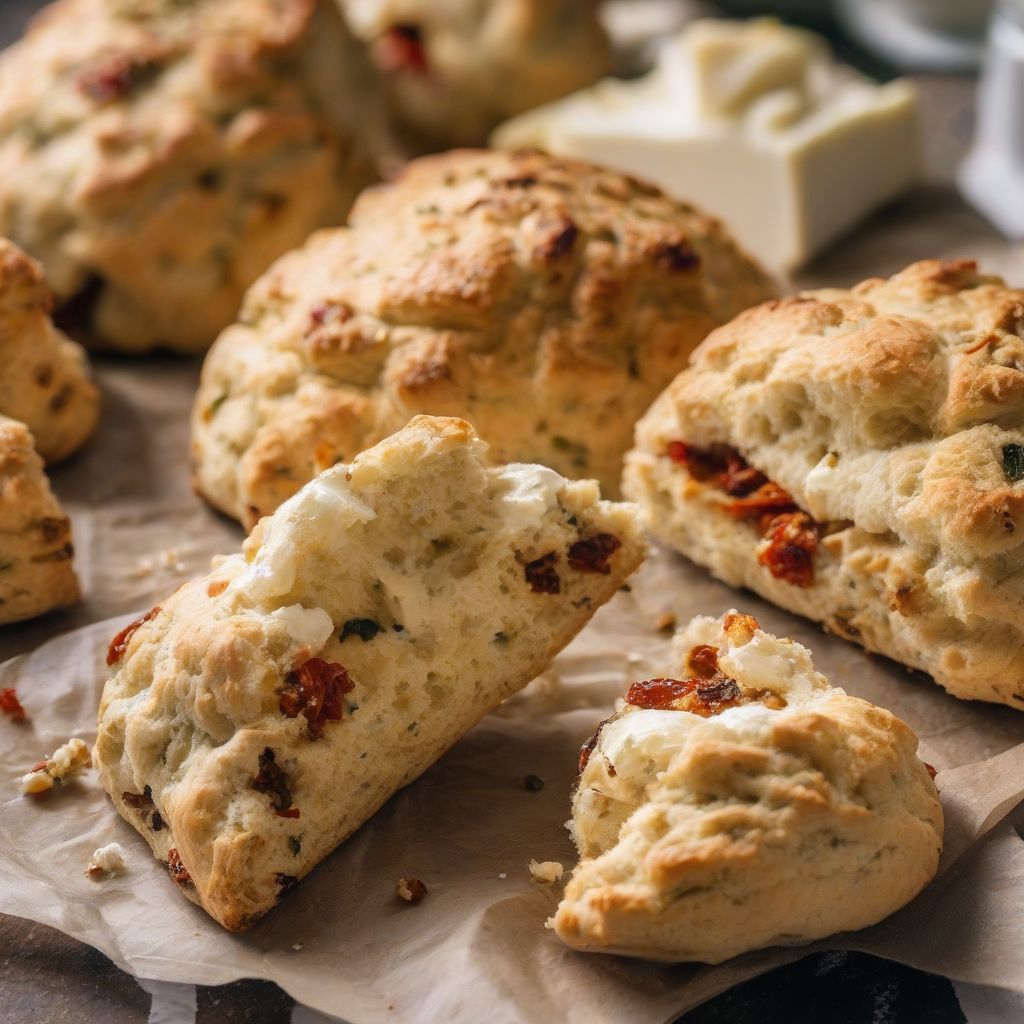 Sun-Dried Tomato and Feta Scones